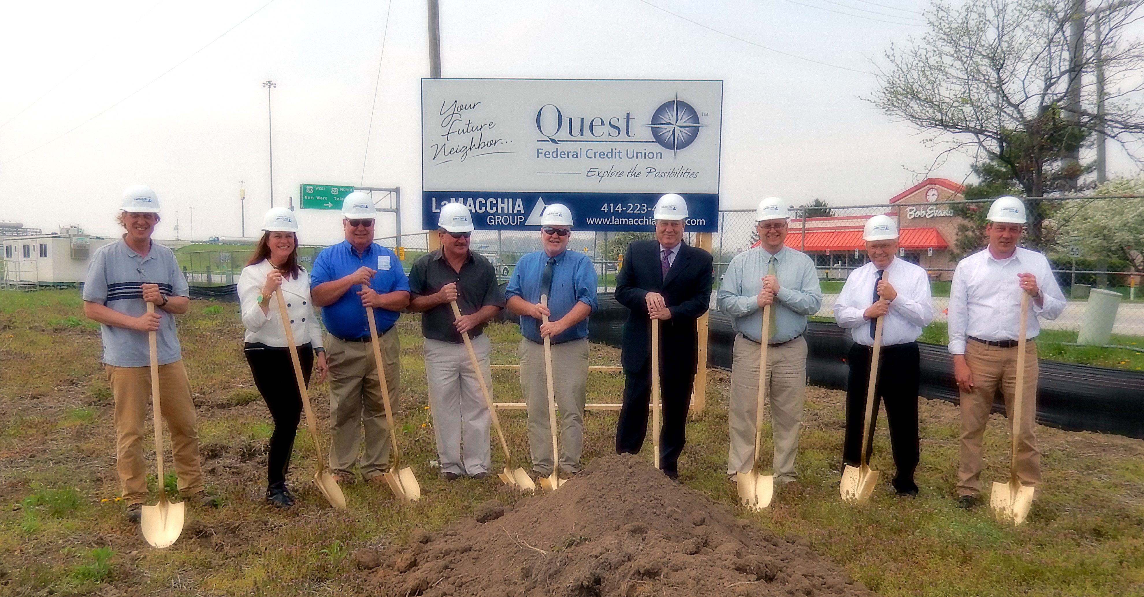 Quest Federal Credit Union Holds Groundbreaking Ceremony Quest Federal Credit Union Holds Groundbreaking Ceremony